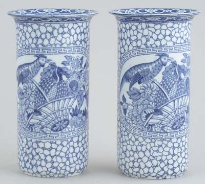Vases Pair Spill c1930s